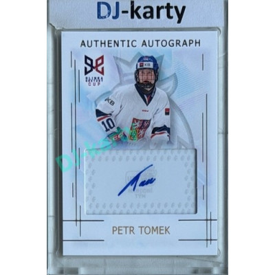 2025/26 Real Cards serie 1 #AA-22 Petr Tomek Hlinka-Gretzky cup U18 Authentic Autograph Gold xx/14