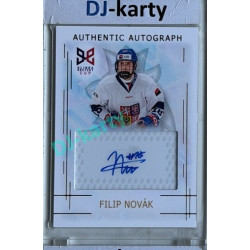 2025/26 Real Cards serie 1 #AA-12 Filip Novák Hlinka-Gretzky cup U18 Authentic Autograph Gold xx/14