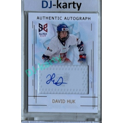 2025/26 Real Cards serie 1 #AA-06 David Huk Hlinka-Gretzky cup U18 Authentic Autograph Gold xx/14