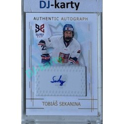 2025/26 Real Cards serie 1 #AA-18 Tobiáš Sekanina Hlinka-Gretzky cup U18 Authentic Autograph Gold xx/14
