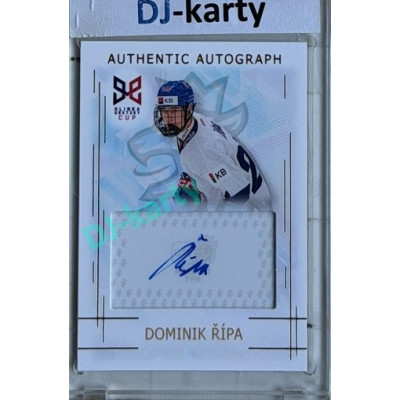 2025/26 Real Cards serie 1 #AA-17 Dominik Řípa Hlinka-Gretzky cup U18 Authentic Autograph Gold xx/14