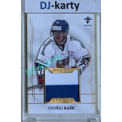 2025/26 Real Cards serie 1 #AJ-08 Ondřej Kaše Authentic Jersey Gold 06/19
