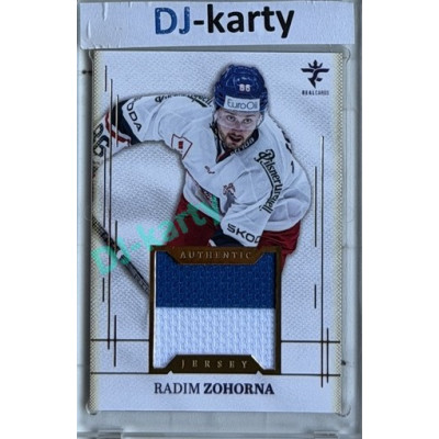 2025/26 Real Cards serie 1 #AJ-30 Radim Zohorna Authentic Jersey Gold 12/19