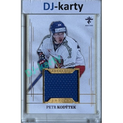2025/26 Real Cards serie 1 #AJ-10 Petr Kodýtek Authentic Jersey Gold 03/19