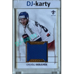 2025/26 Real Cards serie 1 #AJ-01 Ondřej Beránek Authentic Jersey Gold 10/19