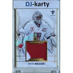 2025/26 Real Cards serie 1 #AJ-17 Petr Mrázek Authentic Jersey Gold 06/19