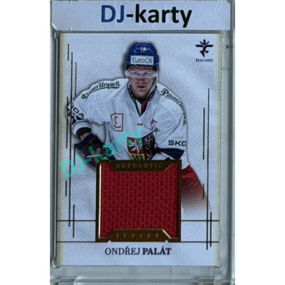 2025/26 Real Cards serie 1 #AJ-19 Ondřej Palát Authentic Jersey Gold 16/19