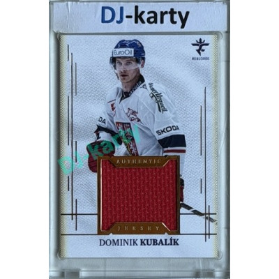 2025/26 Real Cards serie 1 #AJ-15 Dominik Kubalík Authentic Jersey Gold /19