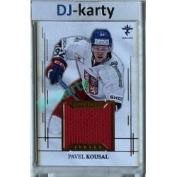 2025/26 Real Cards serie 1 #AJ-13 Pavel Kousal Authentic Jersey Gold 06/19