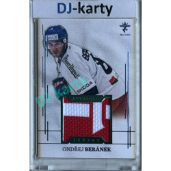 2025/26 Real Cards serie 1 #AJ-01 Ondřej Beránek Authentic Jersey Turquoise 1of1