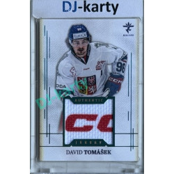 2025/26 Real Cards serie 1 #AJ-26 David Tomášek Authentic Jersey Turquoise 1of1