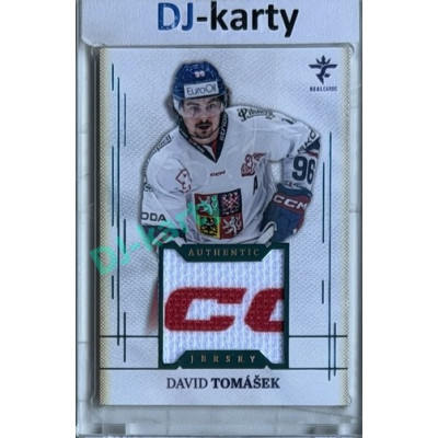 2025/26 Real Cards serie 1 #AJ-26 David Tomášek Authentic Jersey Turquoise 1of1