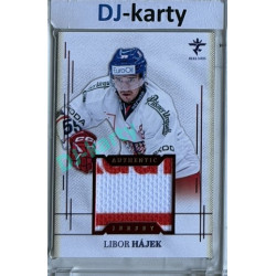 2025/26 Real Cards serie 1 #AJ-06 Libor Hájek Authentic Jersey Red 6/9