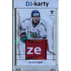 2025/26 Real Cards serie 1 #AJ-20 Radan Lenc Authentic Jersey Red 3/9