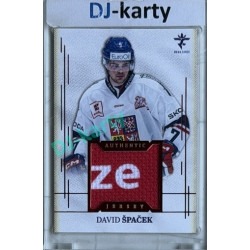 2025/26 Real Cards serie 1 #AJ-23 David Špaček Authentic Jersey Red 3/9