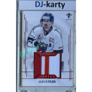 2025/26 Real Cards serie 1 #AJ-04 Jakub Flek Authentic Jersey Red 2/9