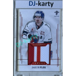2025/26 Real Cards serie 1 #AJ-04 Jakub Flek Authentic Jersey Red 2/9