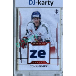2025/26 Real Cards serie 1 #AJ-18 Tomáš Nosek Authentic Jersey Red 3/9