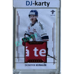 2025/26 Real Cards serie 1 #AJ-15 Dominik Kubalík Authentic Jersey Red 9/9