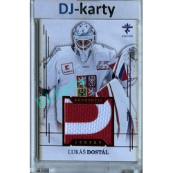 2025/26 Real Cards serie 1 #AJ-03 Lukáš Dostál Authentic Jersey Red 3/9