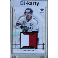 2025/26 Real Cards serie 1 #AJ-04 Jakub Flek Authentic Jersey Red 6/9