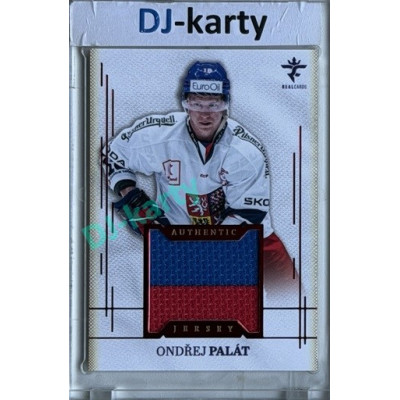 2025/26 Real Cards serie 1 #AJ-19 Ondřej Palát Authentic Jersey Red 9/9