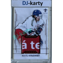 2025/26 Real Cards serie 1 #AJ-21 Matěj Stránský Authentic Jersey Red 2/9
