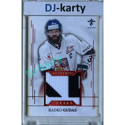 2025/26 Real Cards serie 1 #AJ-05 Radko Gudas Authentic Jersey Red 2/9