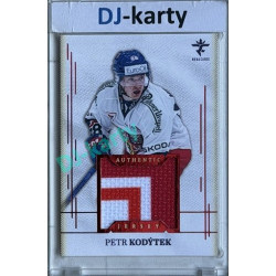 2025/26 Real Cards serie 1 #AJ-10 Petr Kodýtek Authentic Jersey Red 9/9