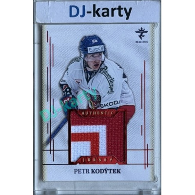 2025/26 Real Cards serie 1 #AJ-10 Petr Kodýtek Authentic Jersey Red 9/9