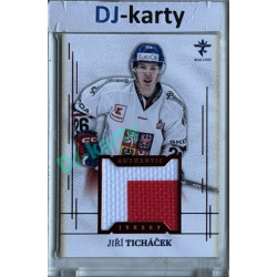 2025/26 Real Cards serie 1 #AJ-25 Jiří Ticháček Authentic Jersey Red 9/9
