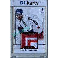 2025/26 Real Cards serie 1 #AJ-01 Ondřej Beránek Authentic Jersey Red 9/9