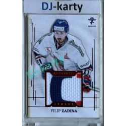 2025/26 Real Cards serie 1 #AJ-29 Filip Zadina Authentic Jersey Red 3/9