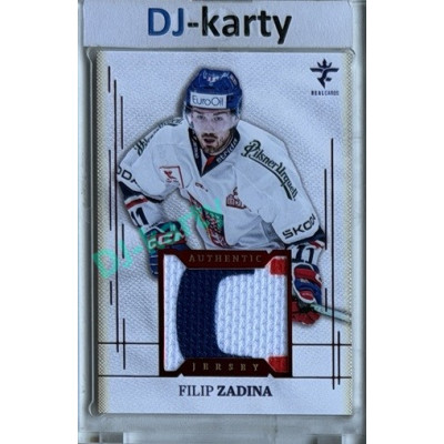 2025/26 Real Cards serie 1 #AJ-29 Filip Zadina Authentic Jersey Red 3/9