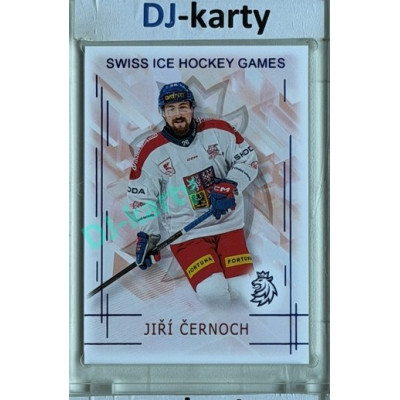 2025/26 Real Cards serie 1 #SHG-03 Jiří Černoch Swiss ice hockey games 2025/26 Blue 1/9