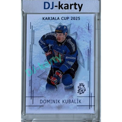 2025/26 Real Cards serie 1 #KC-14 Dominik Kubalík Karjala cup 2025/26 Blue 8