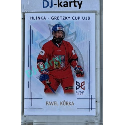 2025/26 Real Cards serie 1 #HG-09 Pavel Kůrka Hlinka-Gretzky cup U18 Blue 7/9