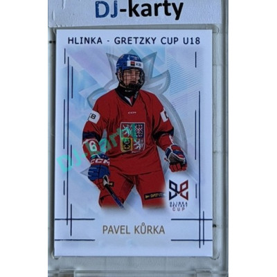 2025/26 Real Cards serie 1 #HG-09 Pavel Kůrka Hlinka-Gretzky cup U18 Blue 7/9
