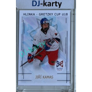 2025/26 Real Cards serie 1 #HG-08 Jiří Kamas Hlinka-Gretzky cup U18 Blue 6/9