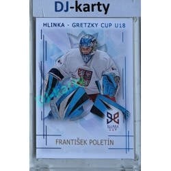 2025/26 Real Cards serie 1 #HG-13 František Poletín Hlinka-Gretzky cup U18 Blue 6/9