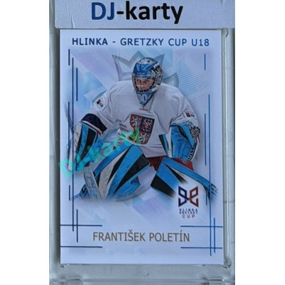 2025/26 Real Cards serie 1 #HG-13 František Poletín Hlinka-Gretzky cup U18 Blue 6/9