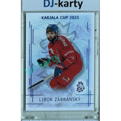 2025/26 Real Cards serie 1 #KC-25 Libor Zábranský Karjala cup 2025/26 Blue 6/9