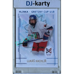 2025/26 Real Cards serie 1 #HG-07 Lukáš Kachlíř Hlinka-Gretzky cup U18 Blue 1/9