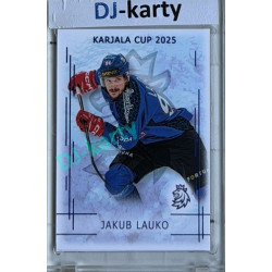 2025/26 Real Cards serie 1 #KC-18 Jakub Lauko Karjala cup 2025/26 Blue 7/9