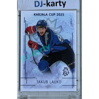 2025/26 Real Cards serie 1 #KC-18 Jakub Lauko Karjala cup 2025/26 Blue 7/9