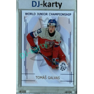 2025/26 Real Cards serie 1 #U20-07 Tomáš Galvas World junior Championship U20 2025/26 Blue 6/9