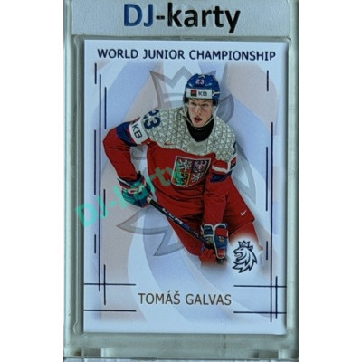 2025/26 Real Cards serie 1 #U20-07 Tomáš Galvas World junior Championship U20 2025/26 Blue 6/9