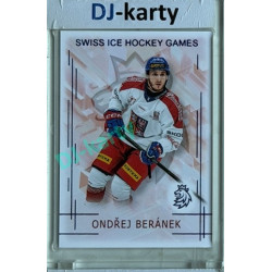 2025/26 Real Cards serie 1 #SHG-02 Ondřej Beránek Swiss ice hockey games 2025/26 Blue 6/9