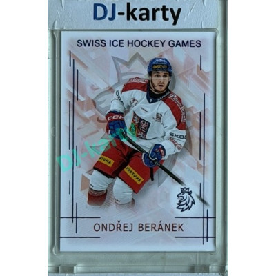 2025/26 Real Cards serie 1 #SHG-02 Ondřej Beránek Swiss ice hockey games 2025/26 Blue 6/9