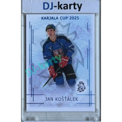 2025/26 Real Cards serie 1 #KC-12 Jak Košťálek Karjala cup 2025/26 Blue 7/9